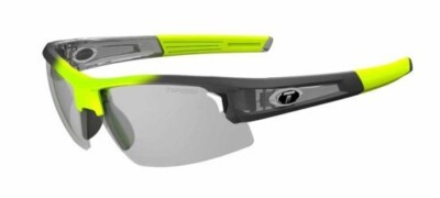 Tifosi Synapse Sunglasses Gray Race Neon Yellow High Energy Electrical