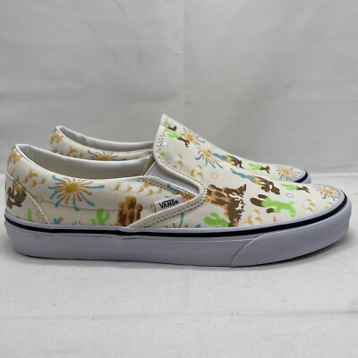 VANS Classic Slip On Mens Sz 11 Get Outdoors Brown Blue  display picture 1