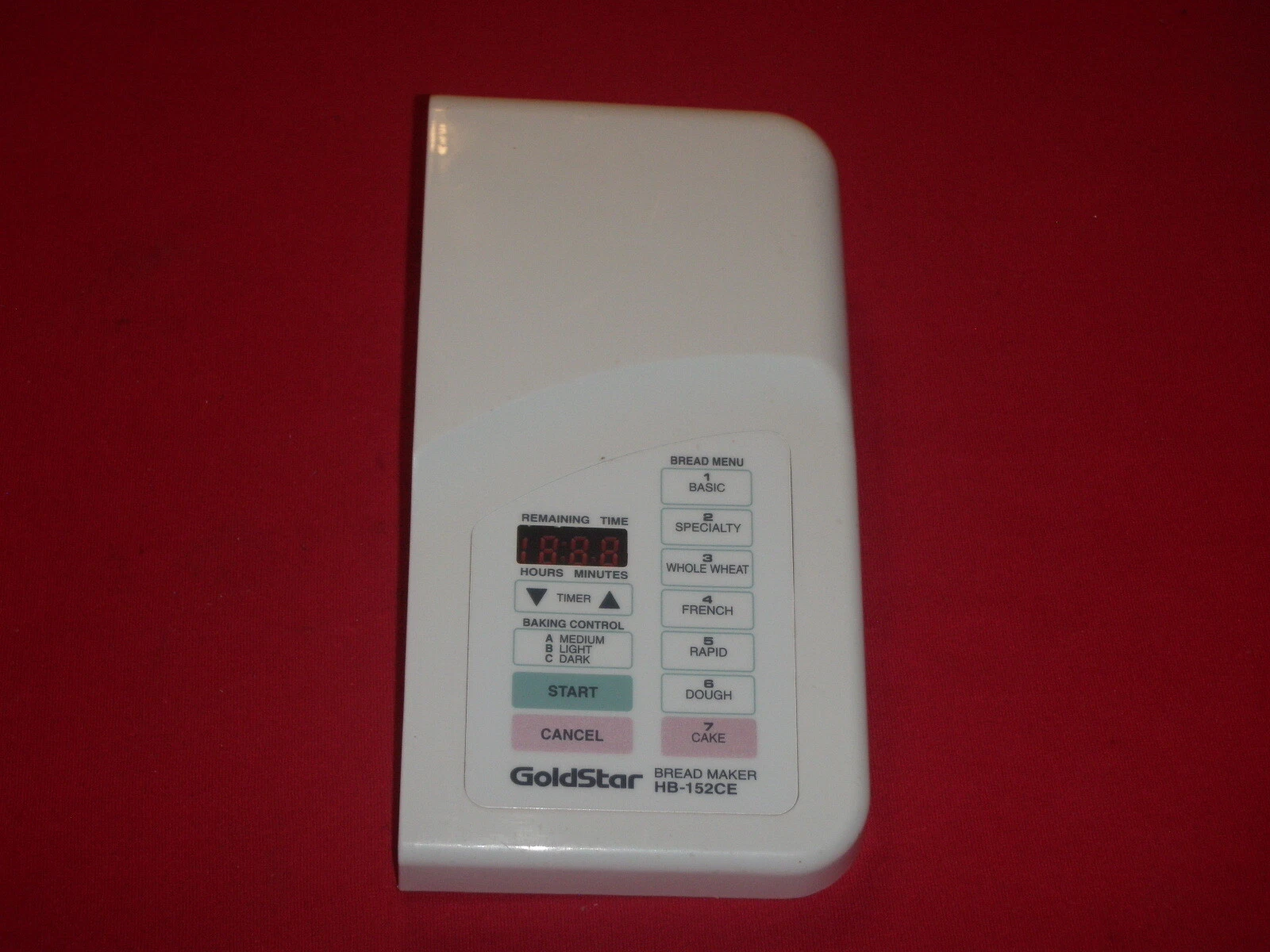 Goldstar Bread Maker Machine Control Panel for Model HB-152CE (#3)