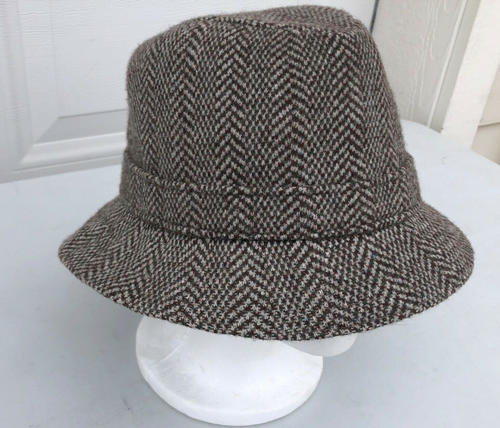 Kangol Design Tweed Wool Herringbone 