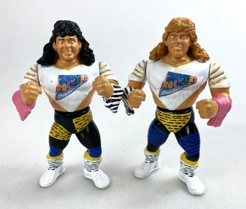 The Rockers WWF Hasbro Custom Figure Lot Team Set Marty Jannetty Shawn Michaels