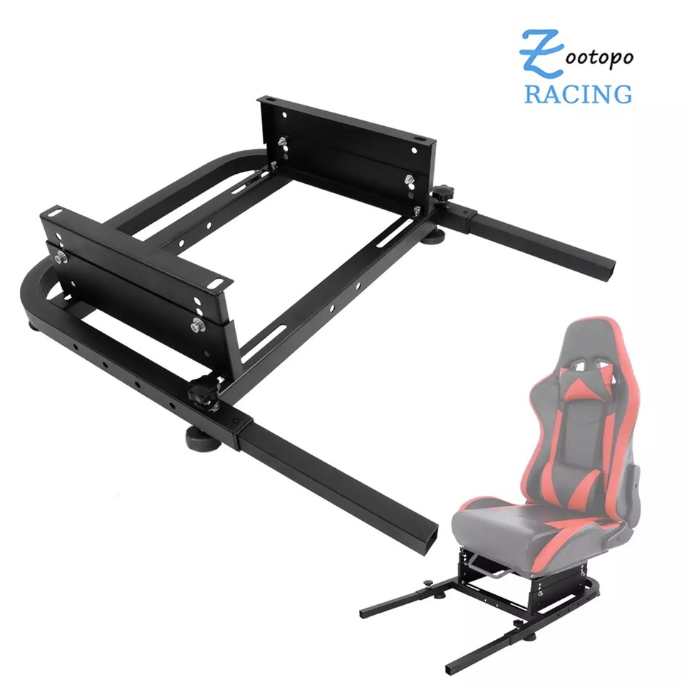 Zootopo Racing Simulator Cockpit Stand Seat Fit for Steering Wheel