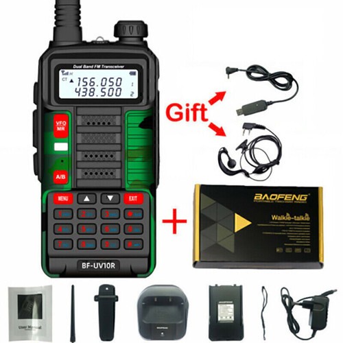 BAOFENG UV-10R DUAL BAND HANDHELD TRANSCEIVER WALKIE TALKIE RADIO 128 CHANNEL RA - Zdjęcie 7 z 8