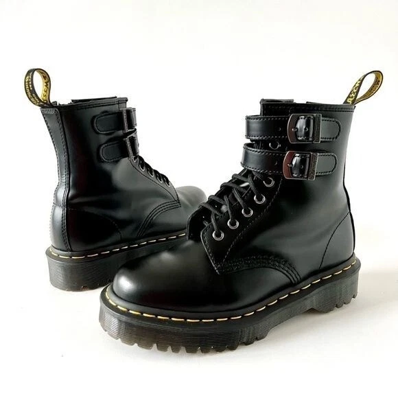 Buckle boots deals dr martens