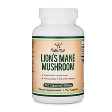 Double Wood Lion  s Mane Capsules 120 x 500mg Brain  Immune Support