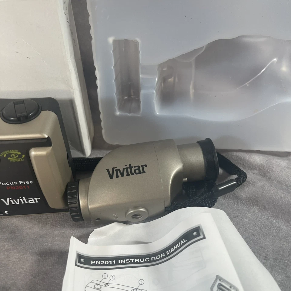 Cámara fotográfica panorámica Vivitar PN2011 35 mm nueva con monocular Vivitar sin usar Foto 4 de 4