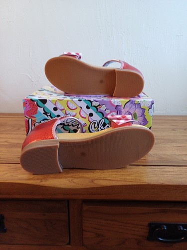 Irregular Choice Sandalias Rojo Picnic Día Euro Talla 41 Nuevas - Imagen 7 de 9
