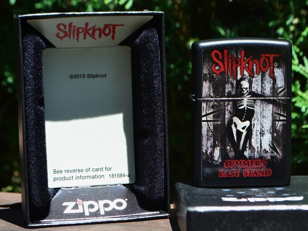 Slipknot Summer's Last Stand Tour Zippo Lighter