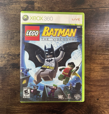 LEGO Batman: The Videogame - Xbox 360 Complete Case Manual E10+