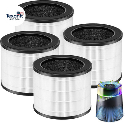 4 Pack MSB5 Filter Replacement Compatible with Membrane Solutions MSB5 Air Puri-