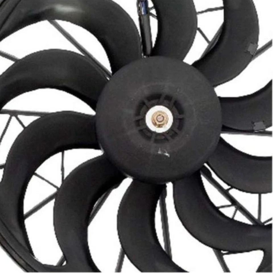 For BMW 750iL/535i 1990 Condenser Fan | Male Connector | Brushed Mount Type - Image 2 of 4