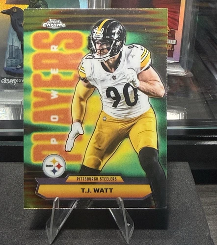 2025 Topps Chrome T.J. Watt Refractor (RAW)