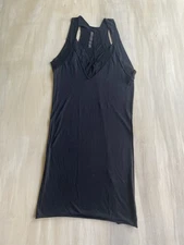 Rick Owens Lilies black racerback tank top