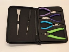 New Cousin DIY Jewelry Making Tool Set with Black Storage Case, Steel, 6 Piece