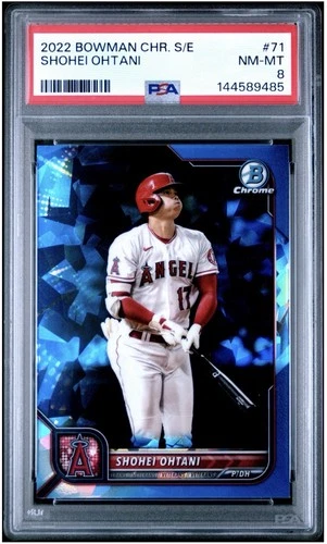 2022 Bowman Chrome Sapphire Edition - Shohei Ohtani #71 - PSA 8