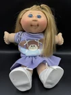 Vintage Cabbage Patch Kids Doll Cornsilk SMIRK DIMPLE. CPK Outfit
