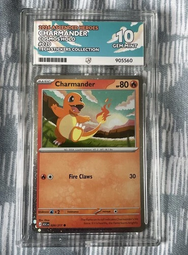 Charmander 020/217 - Ascended Heroes - Pokemon TCG - Cosmos Holo - Ace 10