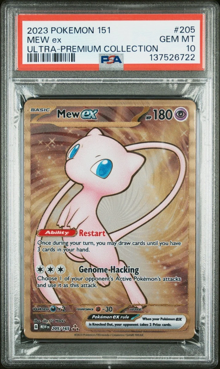 Mew Pokémon TCG Professional Sports Authenticator (PSA) Grade 10