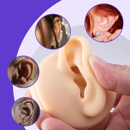 Silicone Model Body Part Displays Set- Usiriy 8Pcs Piercing...  image 4