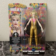 Harley Quinn DC Comics Bendyfigs Birds Of Prey 7" Figure Noble Toys NEW