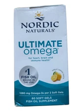 Nordic Naturals Ultimate Omega-3 Softgels - 1280mg - Lemon - Ex: 10/27