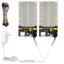 7 in 1 Breadboard Power Module Kit Compatible for Arduino/Raspberry Pi| 2PCS ...