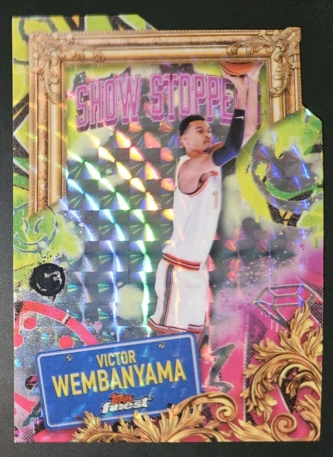 2024 Topps Finest Basketball Geometric Refractor Victor Wembanyama #S-13