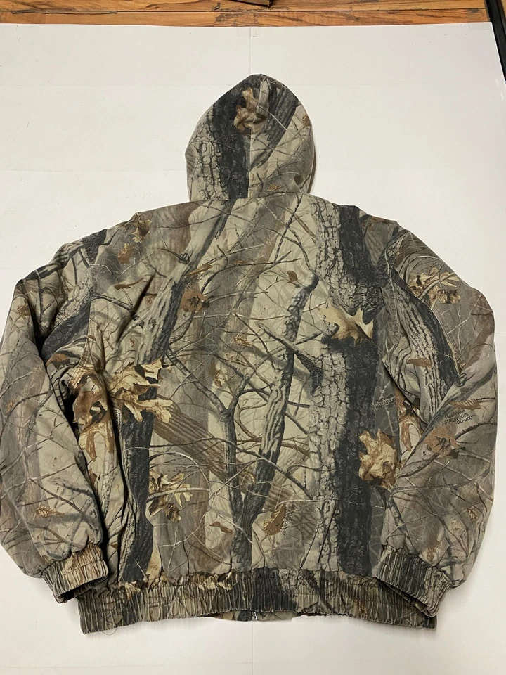 Gander горы холст куртка мужская XL Realtree камуфляж изолированный охоты работы - Изображение 2 из 4