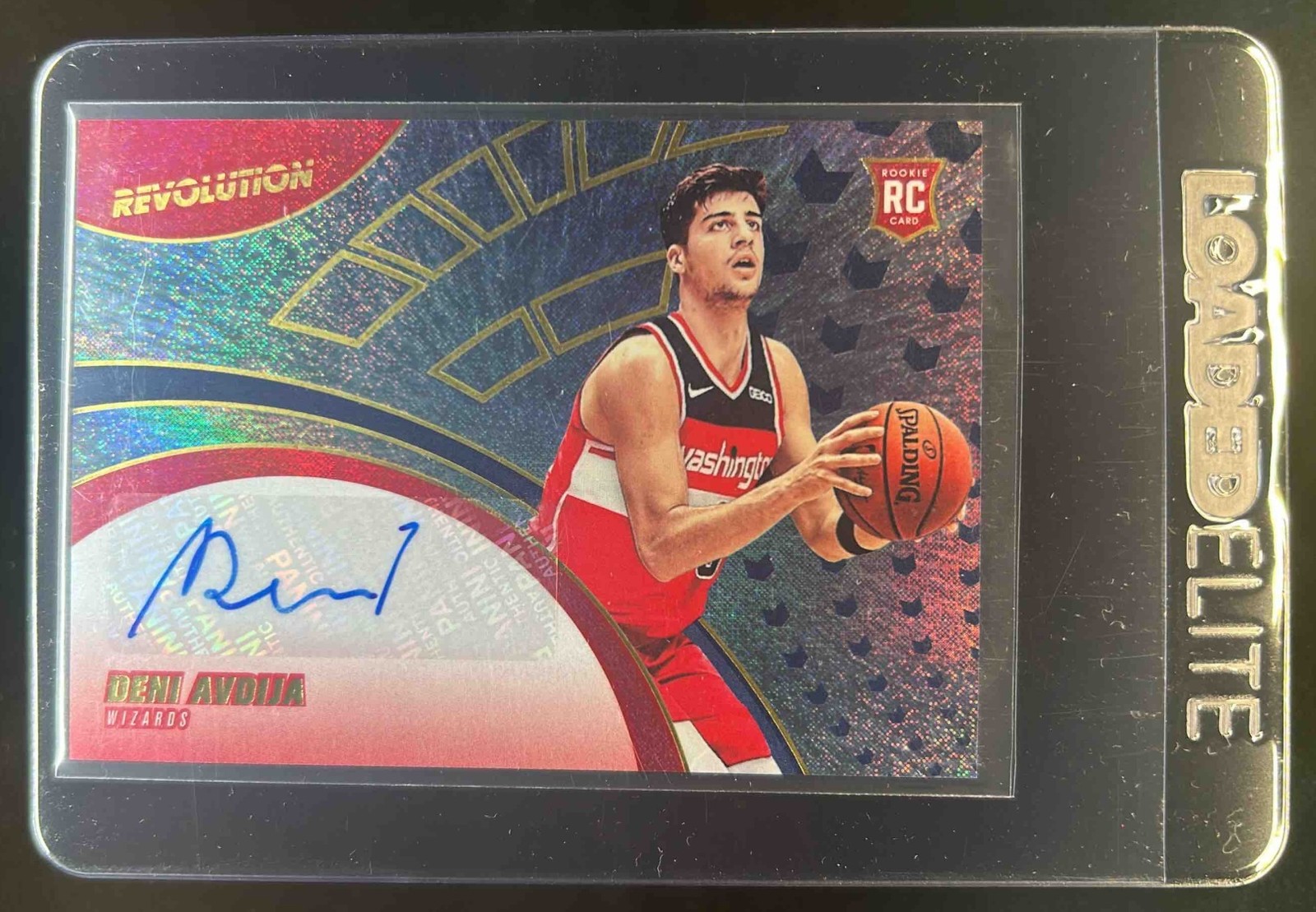 2020-21 Panini Revolution Deni Avdija Rookie Auto Rookie #RA-DA Wizards