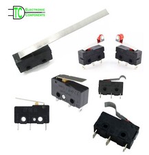 Mini Micro Switches 5A 250V 3 Pin different leaver lengths and types available