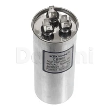 New 50+5UF 450VAC Round Dual Run Capacitor 450V 50+5MFD 40/85/21 50X150mm CBB65