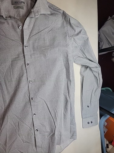 Kenneth Cole Reaction Shirt Adult 15 ½ 34/35 Slim Fit Button Up Long Sleeve (268 - Picture 6 of 6