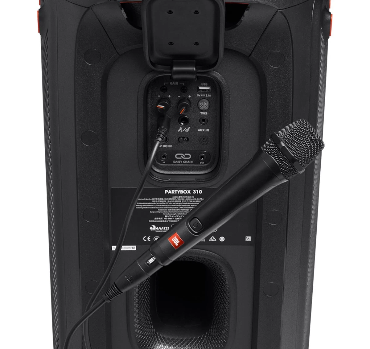 Jbl partybox 300 with mic hot sale