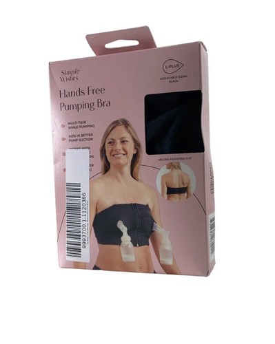 (F7)hands free pumping nursing bra Size L Plus