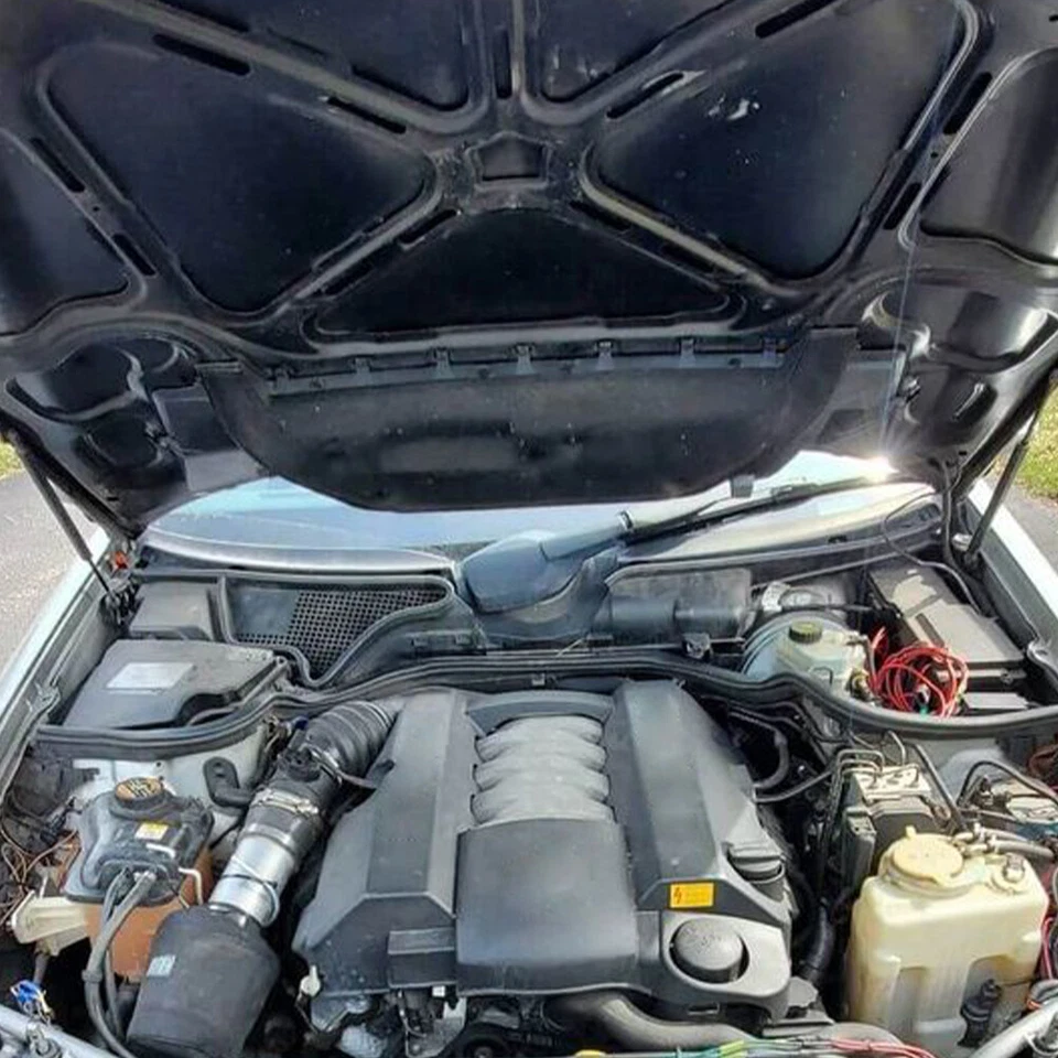 2PCS Front Hood Lift Supports Gas Shock Struts For 1995-1999 Mercedes-Benz E300 Foto 4 de 4