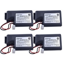 4X MR-BAT6V1SEt for Mitsubishi M80 Servo MR-J4 MR-BAT6V1SET 6V 2CR17335A battery