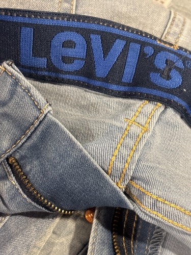 Levis 502 Boys Blue Denim Jeans Regular Fit Tapered Leg Stretch Size 16 NWT - Picture 4 of 9