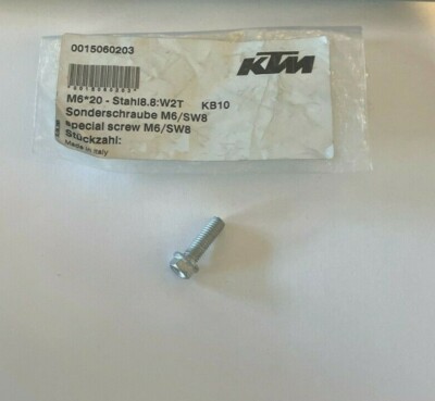 KTM 0015060203 Hh Collar Screw M 6X20 SEE FITMENT QTY 1 | eBay