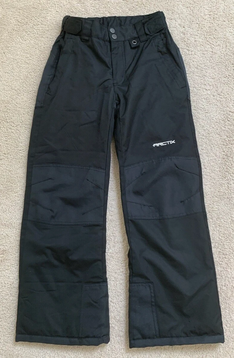 Arctix Snow Pants, Youth Medium, Skiing/Snowboarding Pants, Black