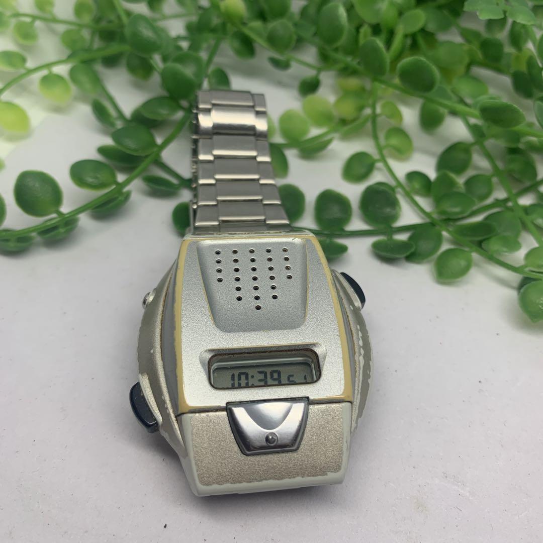 SEIKO Digital Quartz Audio Watch Japanese Voice Talking A860 SEIKO Digital Quartz Audio Watch Japanese Voice Talking A860