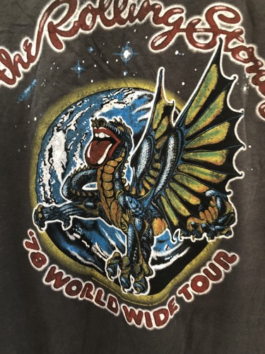 Ladies XL Rolling Stones Amplified Rare T Shirt 1978 Tour BNWT - Picture 3 of 8