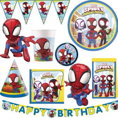Spidey y sus super amigos decoración cumpleaños cumpleaños infantil fiesta de Spiderman - Imagen 1 de 44
