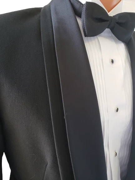 Chicos Negro Tailcoat Colas Oscar De La Renta Lana Esmoquin Corbata Vestido Completo Todas las Tallas Foto 2 de 4