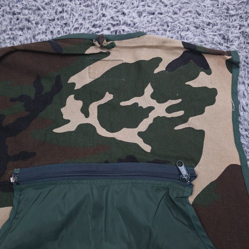 Vintage Master Sportsman Hunting Vest Mens Large Green Camo Hunting Game Pocket - Picture 11 of 15