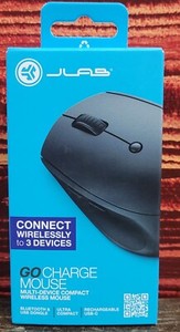JLab Go Charge Mouse (Multi-device Compact Wireless Mouse) (NEW)