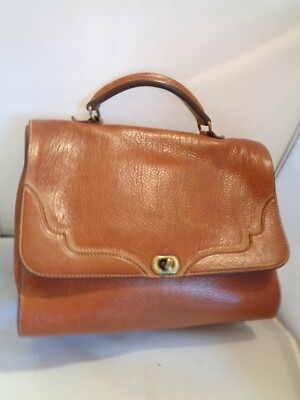 BALLY Handtasche Leder Doctor Style Vintage Bag zum Greifen *