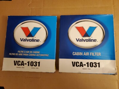  Valvoline Cabin Air Filter VCA-1031  ( Lot of 2 )