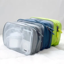 Ringke [Pouch] Travel Organizer Bag, Mesh & Transparent Divided Pockets Pouch
