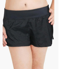 Nike Womens Boardshorts Full Coverage Swim Bottom Separates Black L 00292
