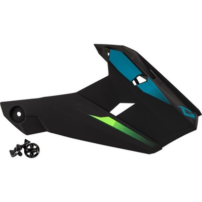GMax MX-46 Compound Visor -Matte Hi-Vis Green/Black/Blue - Medium-3XL G0464418